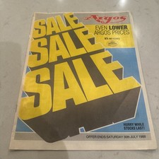 Argos “Sale, Sale, Sale”