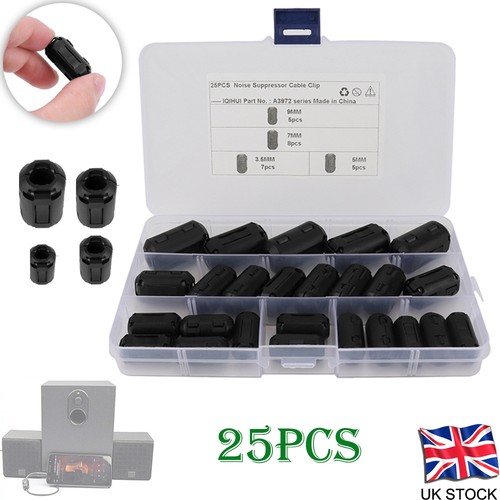25x clip ferrite core - core, ring