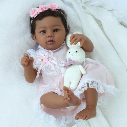 Reborn baby doll dark - dark, skin