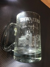 Rare Daniel Thwaites Lancashire Brewery 1807-1982 Glass 1 pint Tankard