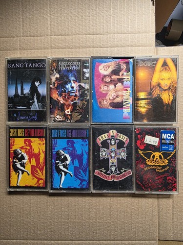 Lot vintage rock metal - of,