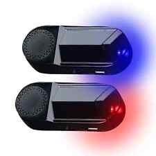 LED Car Fake Security Light Solar Powered Alarm Wireless Warning Anti-Theft 2025