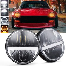 2x 7" Halo Round LED