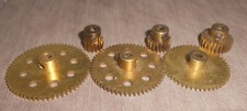 MECCANO PARTS No's:-GEARS 27 27a & 27d PINIONS 25 26 & 26c