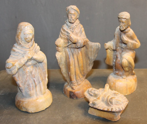 Vintage hand carved - vintage, olive