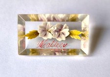 Vintage Reverse Carved lucite