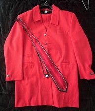 Vintage Zoot Suit Style Red