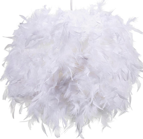 30cm white feather light - 30cm,