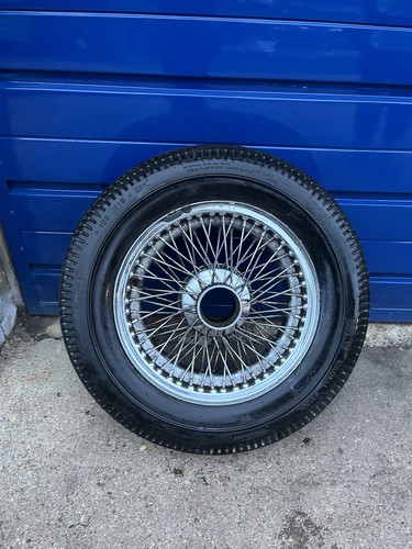 Jaguar type wire wheels with - jaguar,