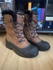 Olang Men’s Snow Boots Brown & Black Size 11 UK / 45 EU