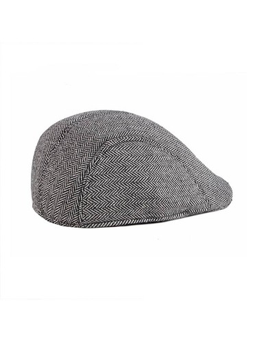 Men herringbone flat cap - men's,