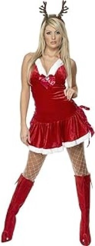 Ladies sexy santa costume red - ladies,