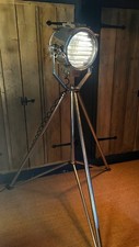 manfrotto antique studio floor lamp/ nautical deck lamp