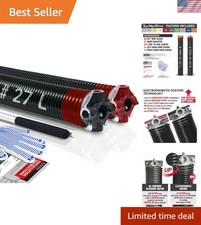 Garage Door Torsion Spring Set Steel 27 Inch Replacement & Installation