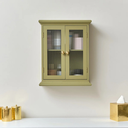 Olive green reeded - green,