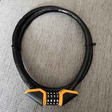 Halfords 150cm Armoured Cable Bike Lock black  New without retail packing 