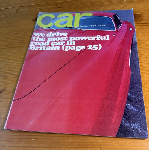 Car magazine august 1967 cobra - magazine,