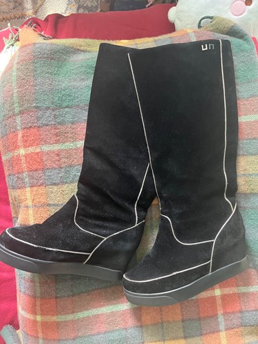 United nude wedge long boots - united,