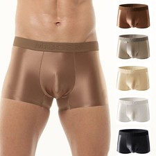 Thin Satin Silk Boxer Briefs