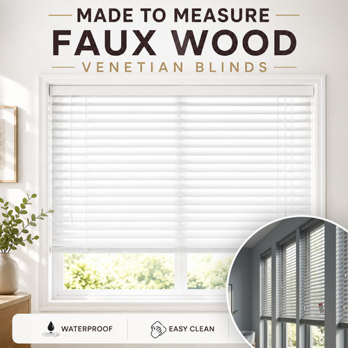 Faux wood venetian - faux,