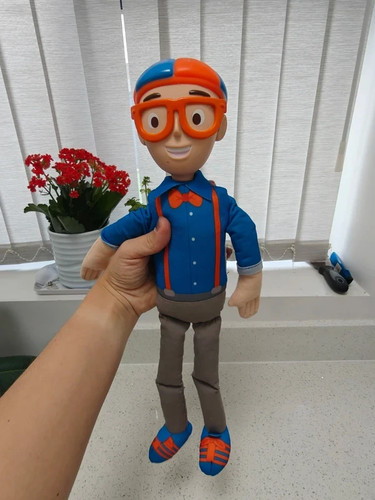 Blippi plush figure - blippi, doll