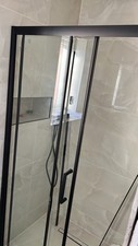 Black Shower Screen