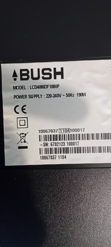 Bush lcd40883f1080p - bush,
