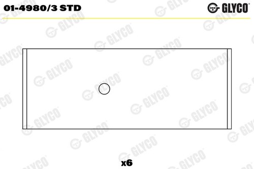 Glyco 4980 std big end - std,