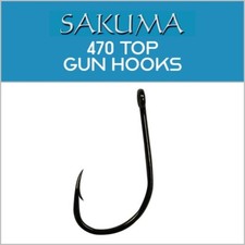 SAKUMA 470 TOP GUN HOOKS - ALL SIZES | NEW - SEA FISHING HOOKS