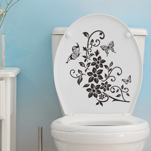 Butterfly flower toilet seat - flower,