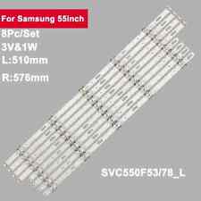 SAMSUNG 55" LED SMART TV (UE55CU7100K)  SET BRAND NEW BACKLIGHT LEDS STRIPS