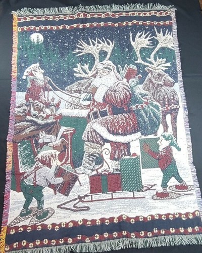 Vintage woven tapestry - vintage,
