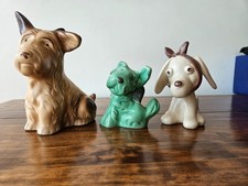 3 Vintage Sylvac dogs  1119, 1118, 3183 good condition, Rare collectable