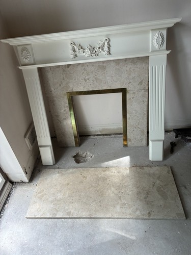 Ornate mdf fire surround with - mdf,