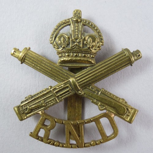 Military brass badge - military, 9th