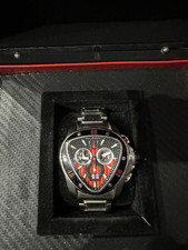 LAMBORGHINITonino Spyder 1100 Chronograph Red and Black Dial Men's Watch