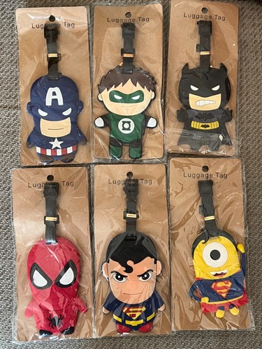 New assorted super hero - new, 6