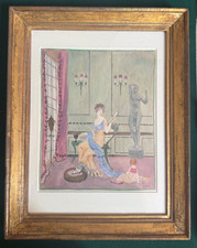 Count Michael de Torby Son of Grand Duke Michael Romanov Pen & Ink Drawing 1918