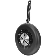 Nordic Creative Metal Pan Clock Pan Clock Metal Hanging Clock Nordic Wall Clock