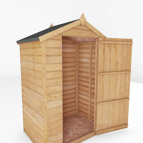 4x3 wooden garden - 4x3, shed