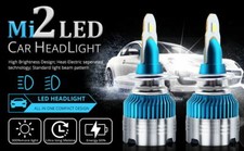 SMART FORFOUR 2004-2006 2x H7 Headlight Kit LED BULLET Bulbs PURE WHITE 6500K 