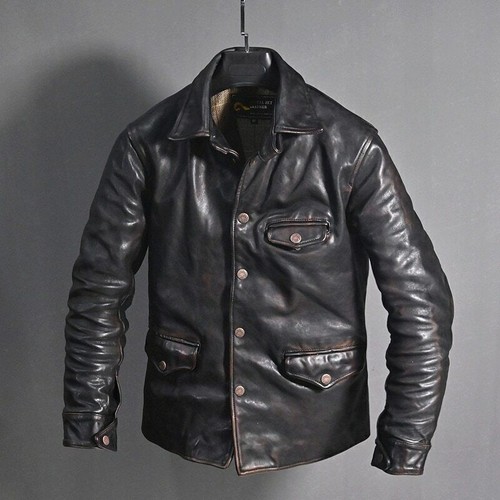 Mens vintage distressed black - vintage,