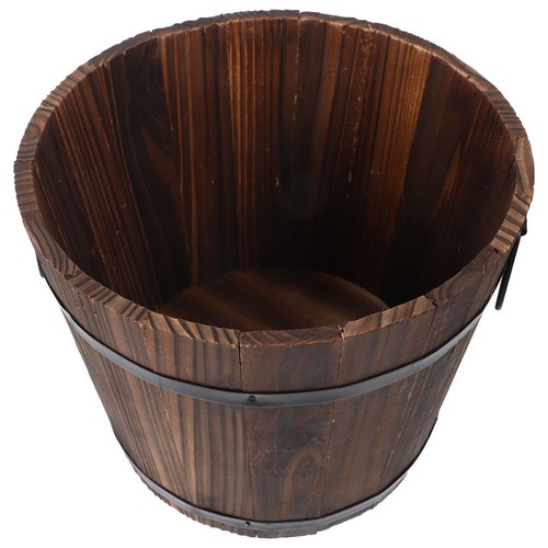 1pc wood bucket - wood, pail