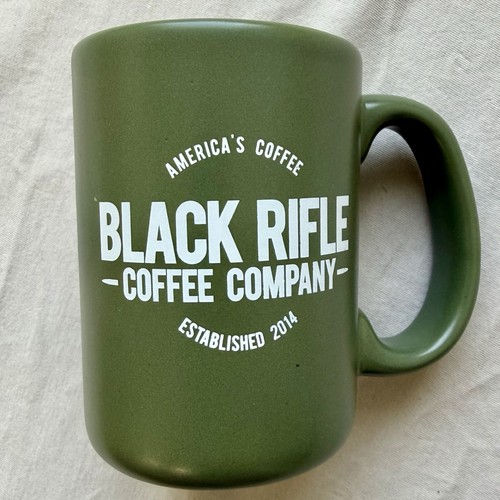 Black rifle coffee mug cup - black, co.