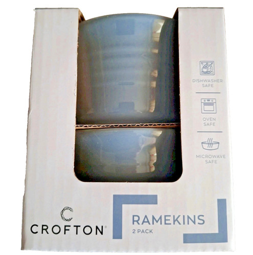 Crofton blue ramekins - 4, x
