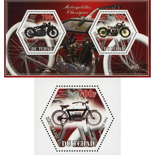 Classic motorcycle bmw - motorcycle, stamp