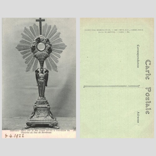 Vintage postcard paris - postcard,