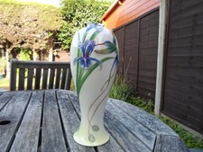FRANZ Collection Long Tail Hummingbird & Iris Porcelain Vase FZ00127 35 cm H