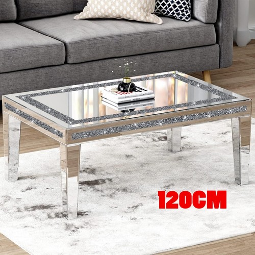 Silver mirrored coffee tables - coffee,