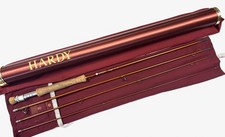 Hardy Angel 9’ 6″ four piece carbon travel fly rod #7, fine with bag and allo...